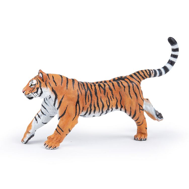 Produktbild: Papo Spielfigur Laufender Tiger orange/schwarz 7cm
