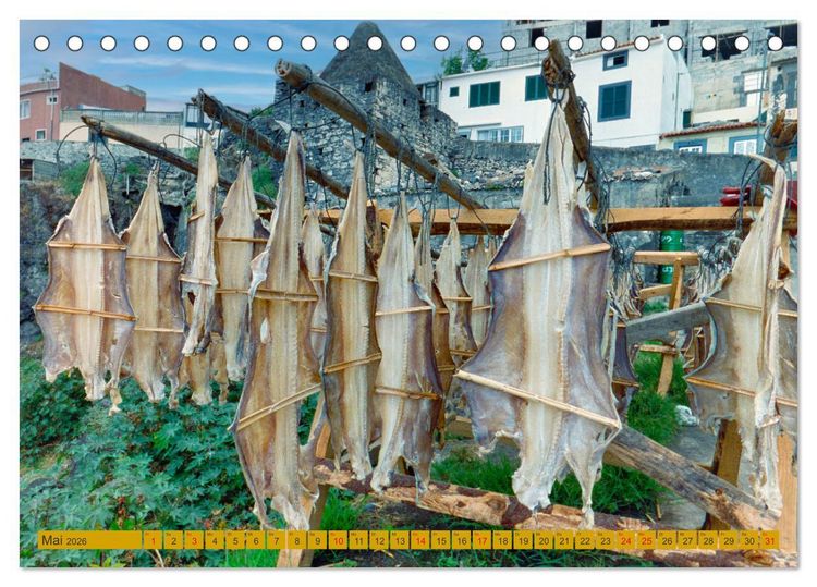Produktbild: Madeira, Insel im ewigen Fr&uuml;hling (Tischkalender 2026 DIN A5 quer), CALVENDO Monatskalender