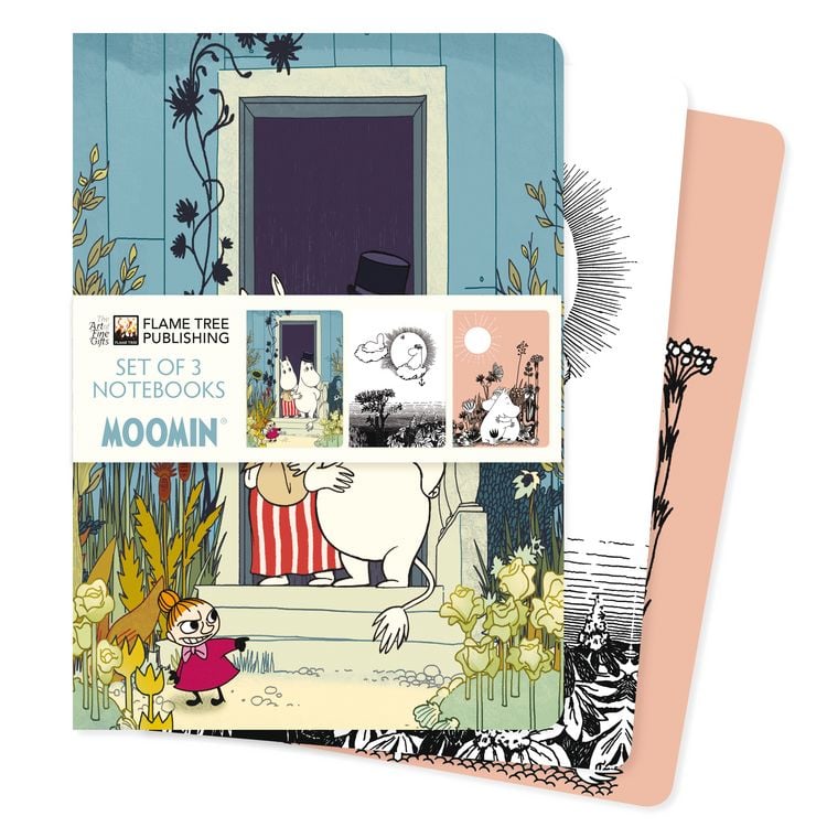 Produktbild: Dreier Set DIN-A5-Format-Notizb&uuml;cher: Mumin &ndash; Moomin