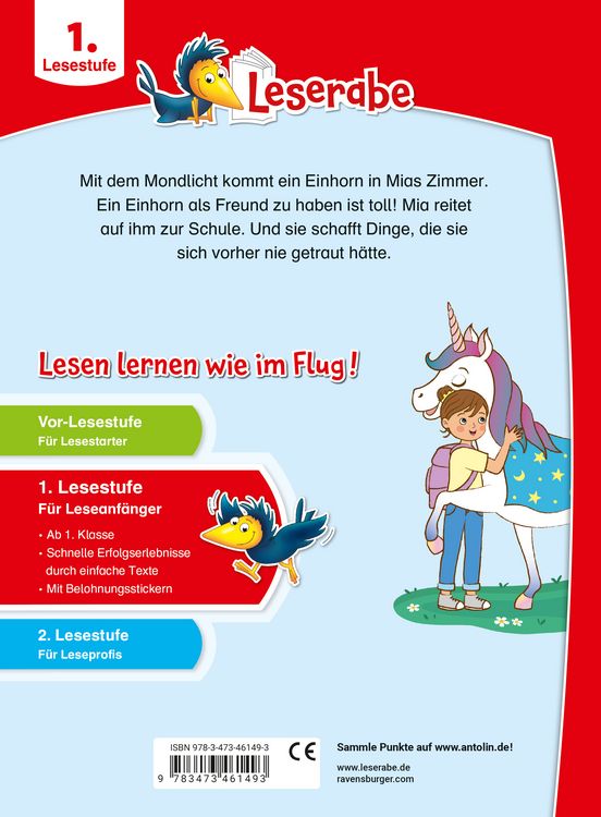 Produktbild: Leserabe 1. Lesestufe - Mein Freund, das Einhorn