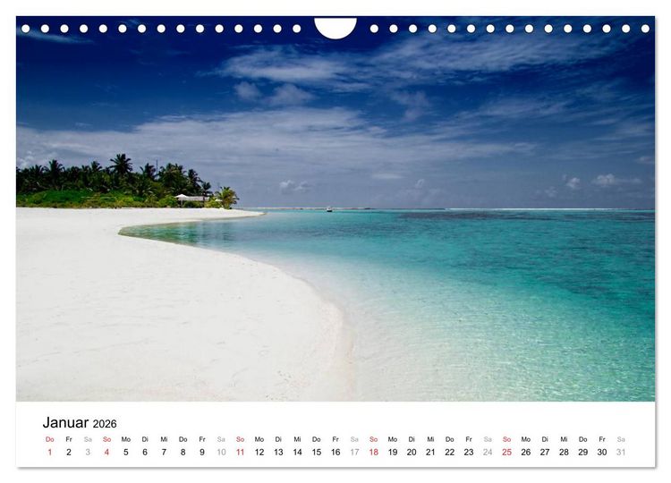 Produktbild: Malediven &ndash; Das Paradies im Indischen Ozean III (Wandkalender 2026 DIN A4 quer), CALVENDO Monatskalender