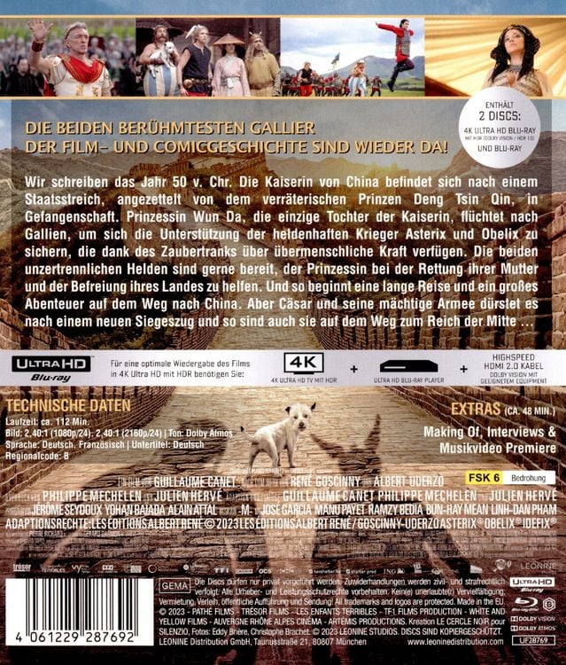 Produktbild: Asterix & Obelix im Reich der Mitte (+ Blu-ray)