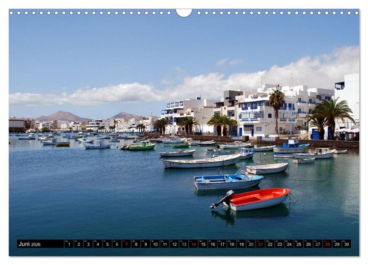 Produktbild: Lanzarote - Kanarische Inseln (Wandkalender 2026 DIN A3 quer), CALVENDO Monatskalender