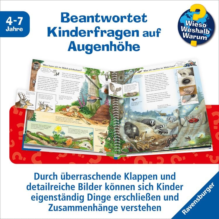 Wieso? Weshalb? Warum?, Band 71 - Wir entdecken heimische Tiere