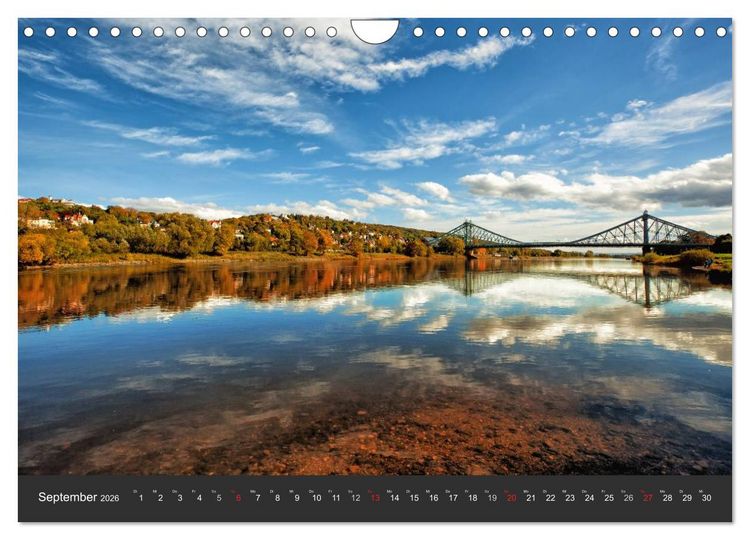 Produktbild: Barockstadt Dresden (Wandkalender 2026 DIN A4 quer), CALVENDO Monatskalender