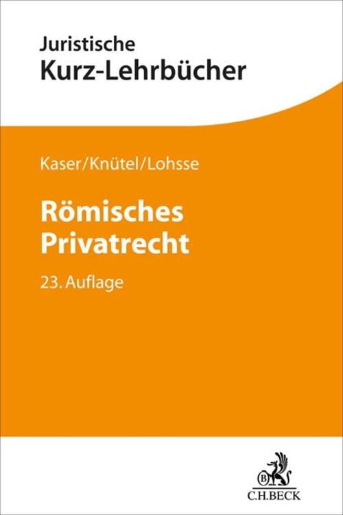Bild vom Artikel Römisches Privatrecht vom Autor Max Kaser