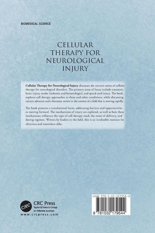 Produktbild: Cellular Therapy for Neurological Injury