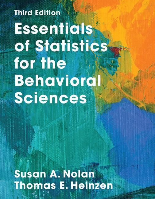 Produktbild: Essentials of Statistics for the Behavioral Science