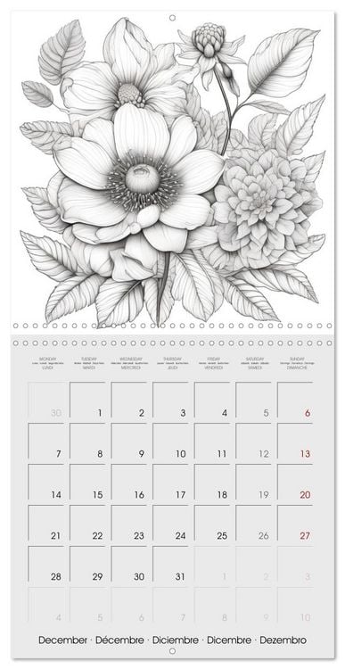 Produktbild: Le monde v&eacute;g&eacute;tal (Calendrier mural carr&eacute; 2026 30x30 cm) Calendrier double avec une page pour vos prises de notes