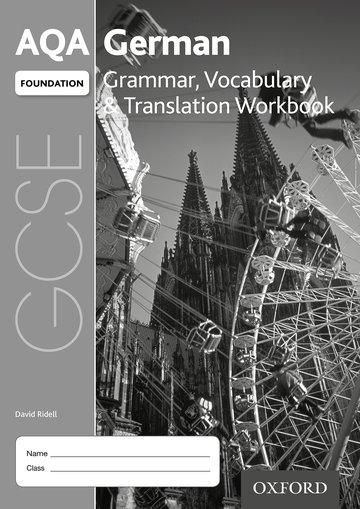 Produktbild: AQA GCSE German Foundation Grammar, Vocabulary & Translation Workbook for the 2016 specification (Pack of 8)