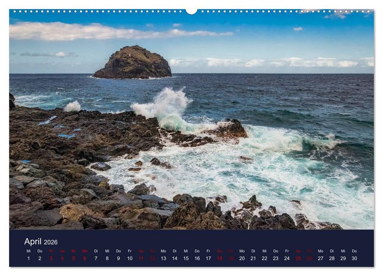 Produktbild: Bezauberndes Teneriffa (hochwertiger Premium Wandkalender 2026 DIN A2 quer), Kunstdruck in Hochglanz