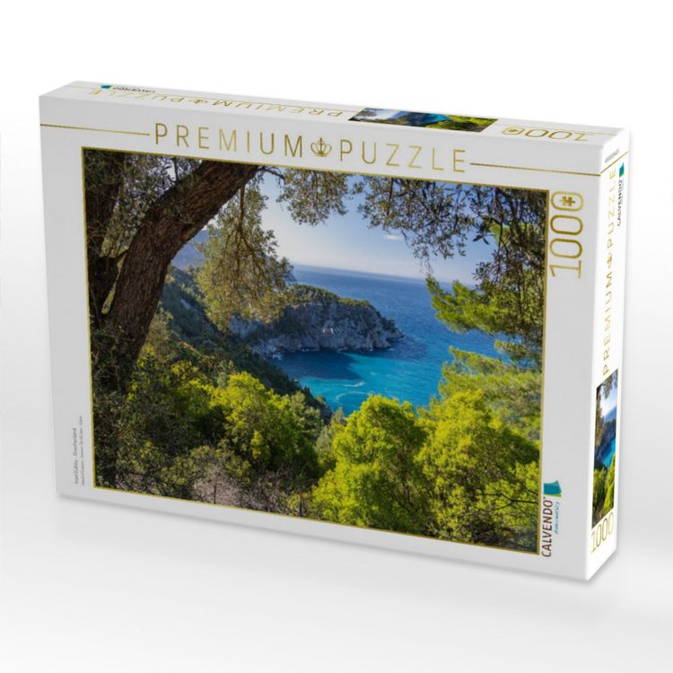 Produktbild: CALVENDO Puzzle Insel Eub&ouml;a - Griechenland | 1000 Teile Lege-Gr&ouml;&szlig;e 64x48cm Foto-Puzzle f&uuml;r gl&uuml;ckliche Stunden