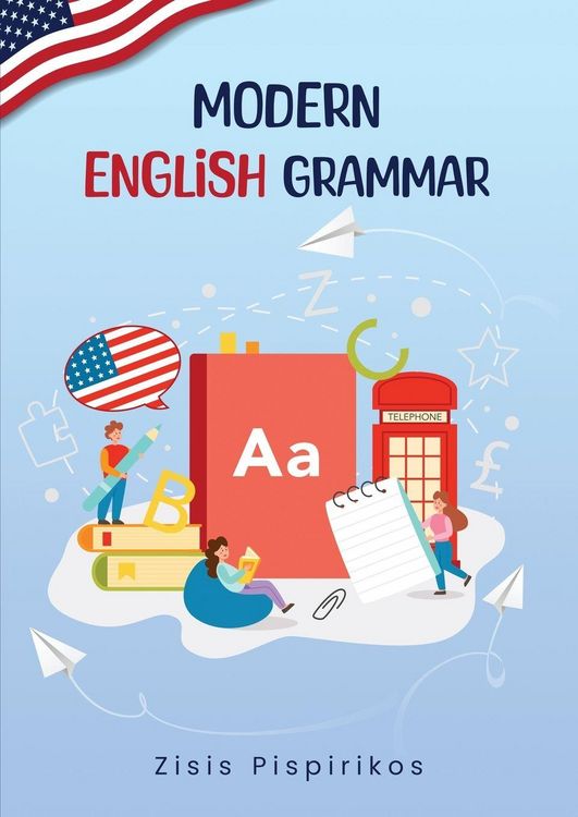Produktbild: "Modern English Grammar", "ESL learning," "writing improvement," "grammar reference," "learn English