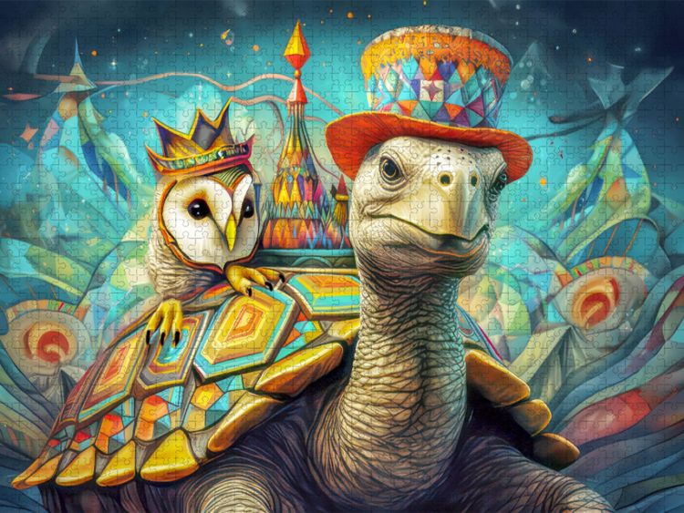 Produktbild: CALVENDO Puzzle Zirkusfantasien | 1000 Teile Lege-Gr&ouml;&szlig;e 64x48cm Foto-Puzzle f&uuml;r gl&uuml;ckliche Stunden