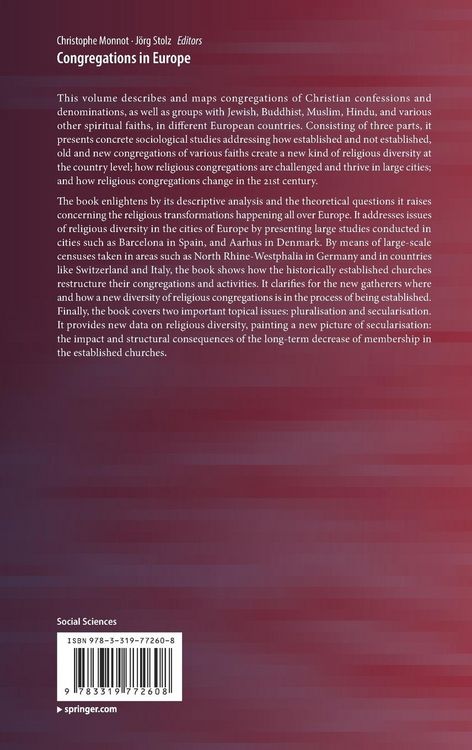 Produktbild: Congregations in Europe