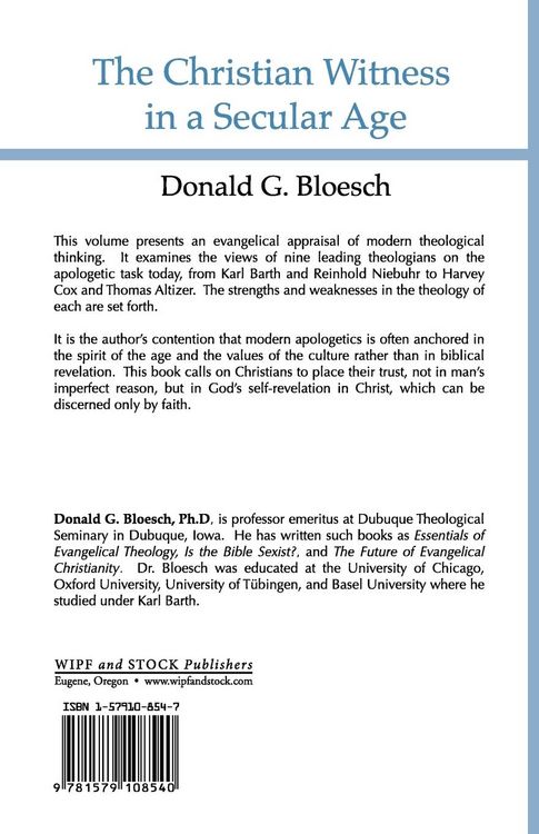Produktbild: The Christian Witness in a Secular Age