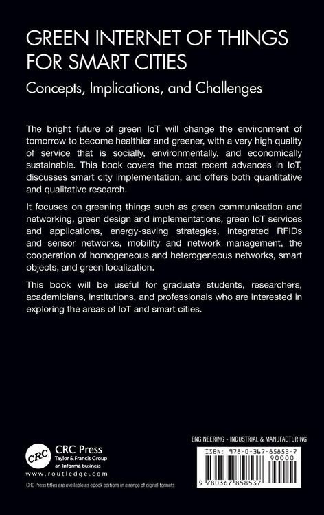 Produktbild: Green Internet of Things for Smart Cities