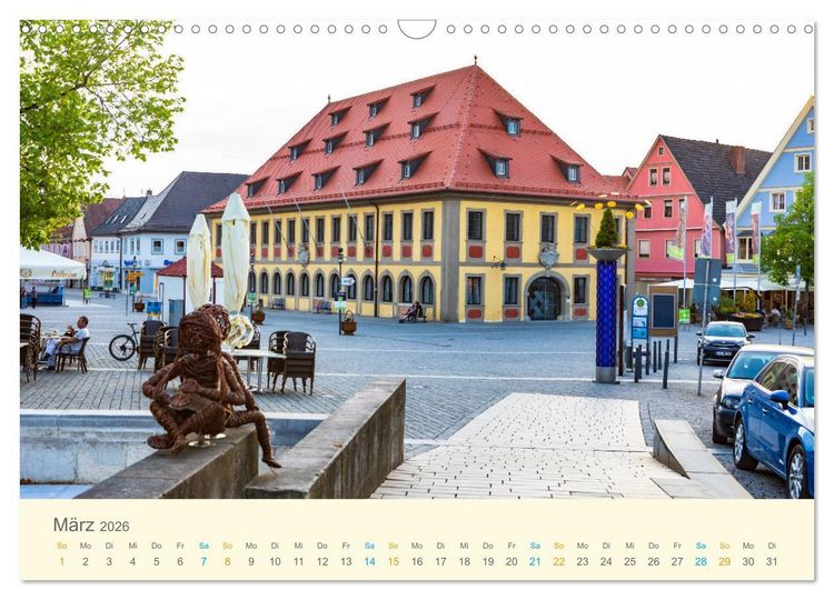 Produktbild: Lichtenfels - die Deutsche Korbstadt (Wandkalender 2026 DIN A3 quer), CALVENDO Monatskalender
