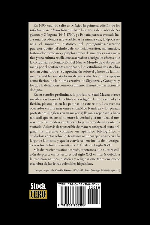 Produktbild: Infortunios de Alonso Ramirez