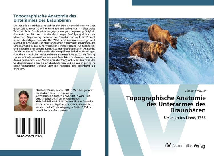 Produktbild: Topographische Anatomie des Unterarmes des Braunb&auml;ren
