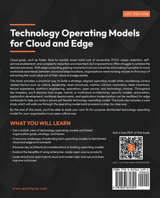 Produktbild: Technology Operating Models for Cloud and Edge