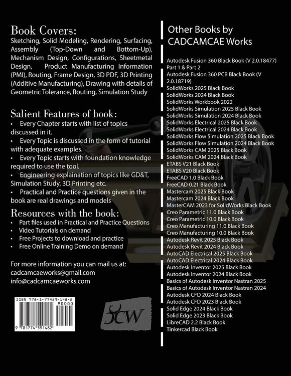 Produktbild: Solid Edge 2025 Black Book