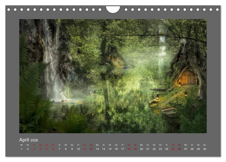 Produktbild: Waldgeheimnisse (Wandkalender 2026 DIN A4 quer), CALVENDO Monatskalender