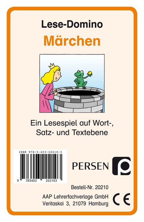 Produktbild: Lese-Domino: M&auml;rchen