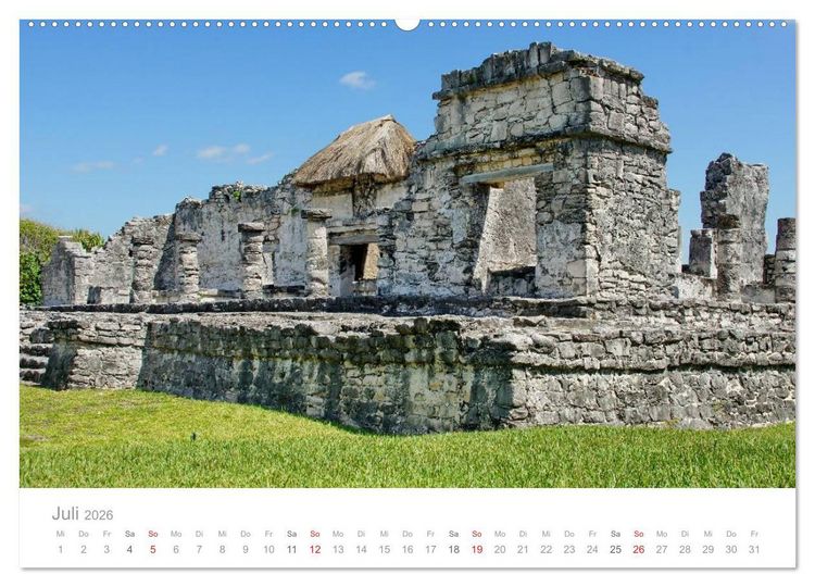 Produktbild: Tulum - Mexico (Wandkalender 2026 DIN A2 quer), CALVENDO Monatskalender