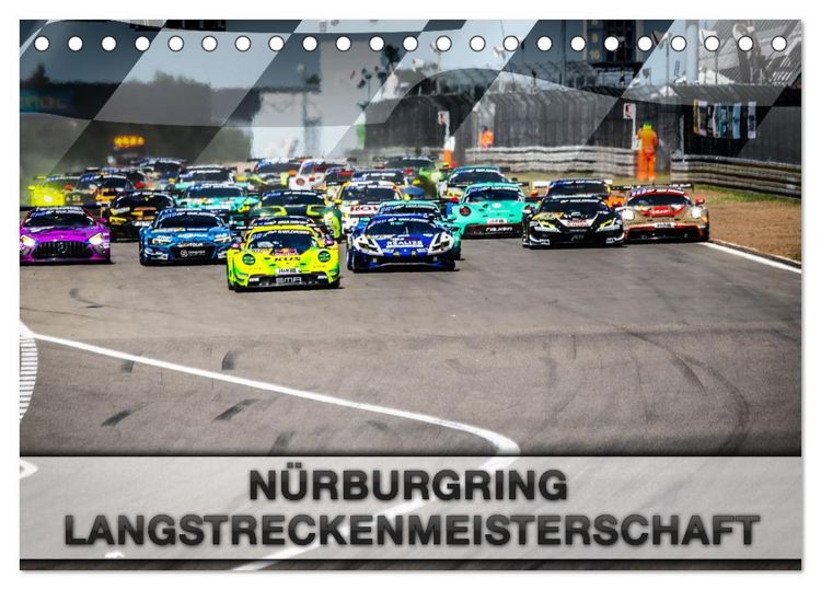 Produktbild: N&uuml;rburgring Langstreckenmeisterschaft (Tischkalender 2026 DIN A5 quer), CALVENDO Monatskalender