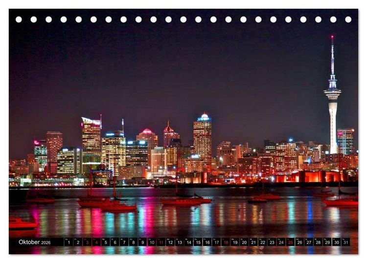 Produktbild: Neuseeland &bull; Impressionen (Tischkalender 2026 DIN A5 quer), CALVENDO Monatskalender