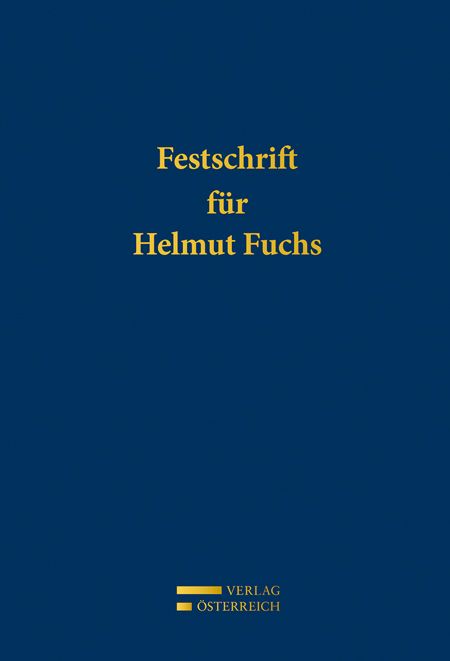 Produktbild: Festschrift f&uuml;r Helmut Fuchs