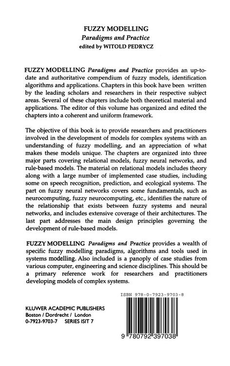 Produktbild: Fuzzy Modelling