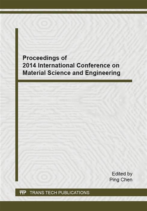 Produktbild: Proceedings of 2014 International Conference on Material Science and Engineering