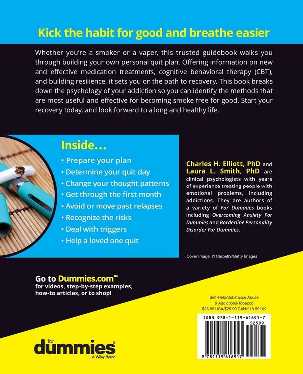 Produktbild: Quitting Smoking & Vaping For Dummies