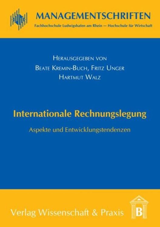 Produktbild: Internationale Rechnungslegung.