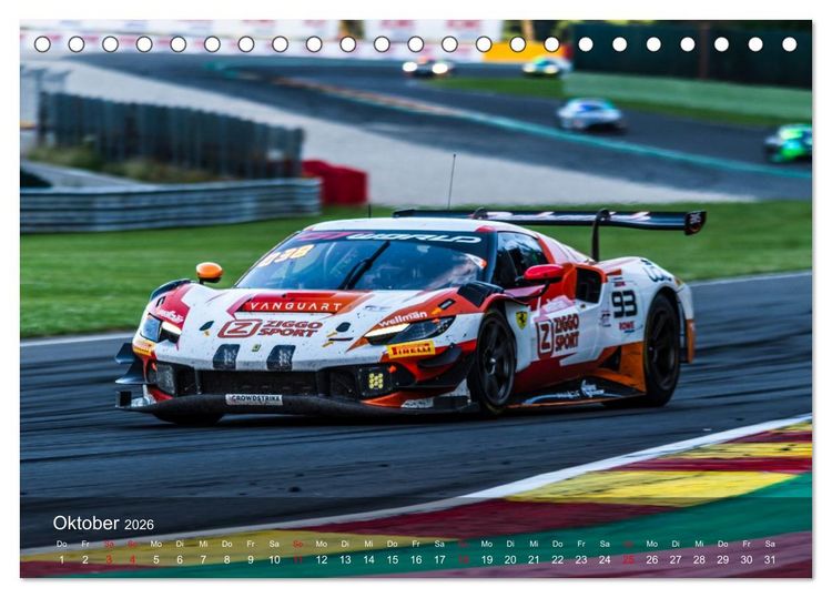 Produktbild: Motorsport aus Maranello (Tischkalender 2026 DIN A5 quer), CALVENDO Monatskalender