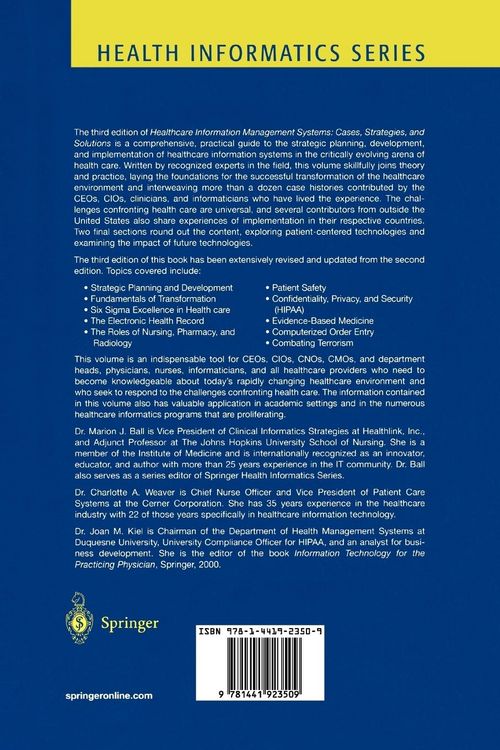 Produktbild: Healthcare Information Management Systems