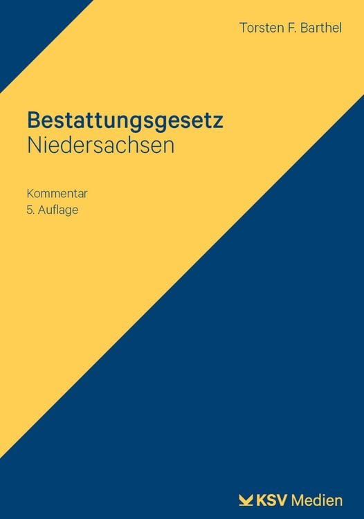 Produktbild: Bestattungsgesetz Niedersachsen