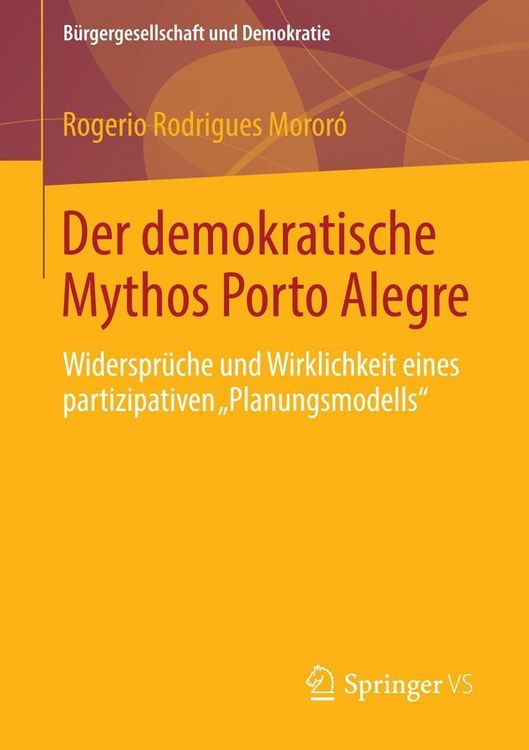 Produktbild: Der demokratische Mythos Porto Alegre