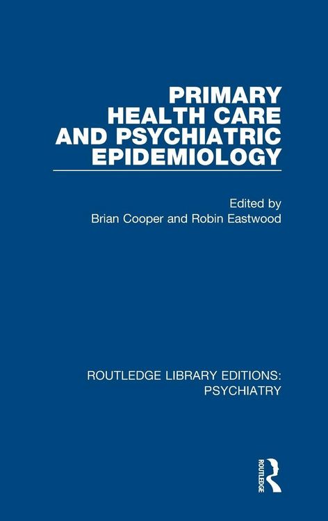 Produktbild: Primary Health Care and Psychiatric Epidemiology