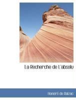 Produktbild: De Balzac, H: Recherche de L'absolu