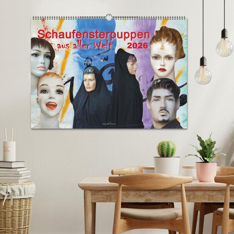 Produktbild: Schaufensterpuppen aus aller Welt (Wandkalender 2026 DIN A2 quer), CALVENDO Monatskalender