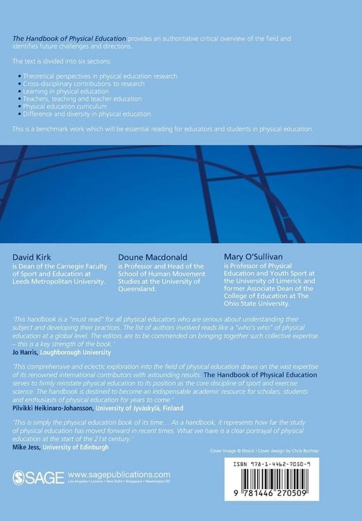 Produktbild: Handbook of Physical Education