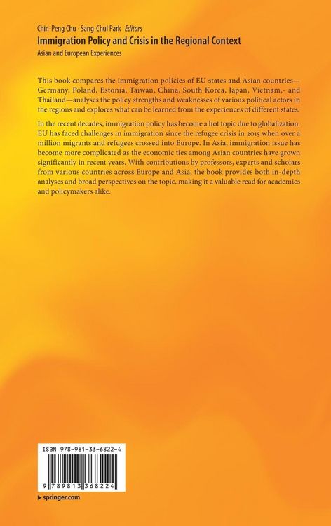 Produktbild: Immigration Policy and Crisis in the Regional Context
