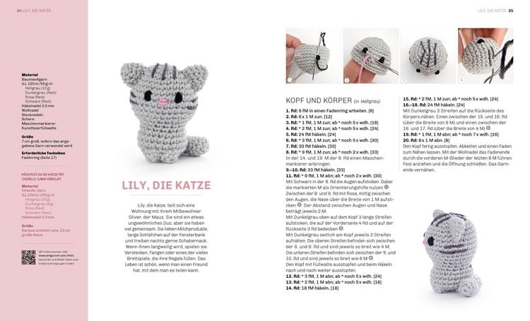 Produktbild: Die Mini-Amigurumi-H&auml;kelschule