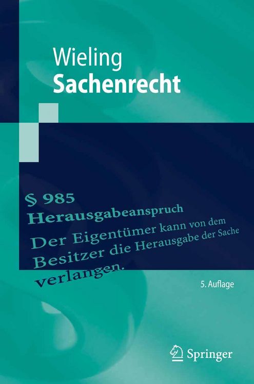 Produktbild: Sachenrecht