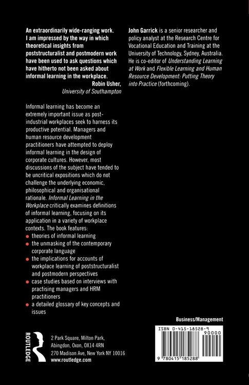 Produktbild: Informal Learning in the Workplace