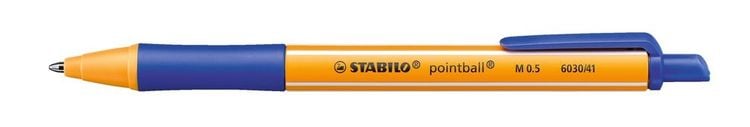 Bild vom Artikel Druck-Kugelschreiber - STABILO pointball - Einzelstift - blau vom Autor 
