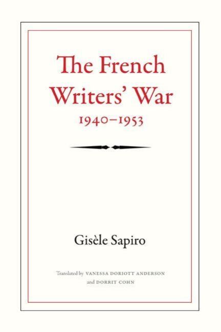 Produktbild: The French Writers' War, 1940-1953